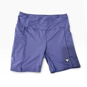 Heartbreak triple pocket 5'' Running shorts Dark blue High Waisted Medium